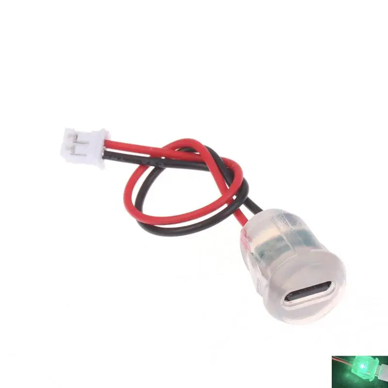 Type-C Female Socket Connector Waterproof LED 3A 5V Fast Charge USB-C Socket Connector Richie's A2 2Pcs