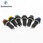 12pcs 12mm Push Button Switch Latching Momentary PBS-11A/B 6 Colors Push Button Switch Richie's