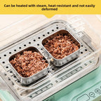 304 Stainless Steel Food Storage Container with Silicone Lid Food Storage Container Richie's