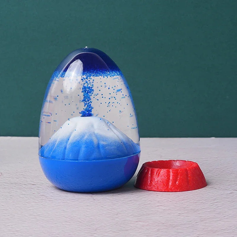 Volcanic Eruption Liquid Crystal Hourglass Timer Ornament Hourglass Timer Ornament Richie's A