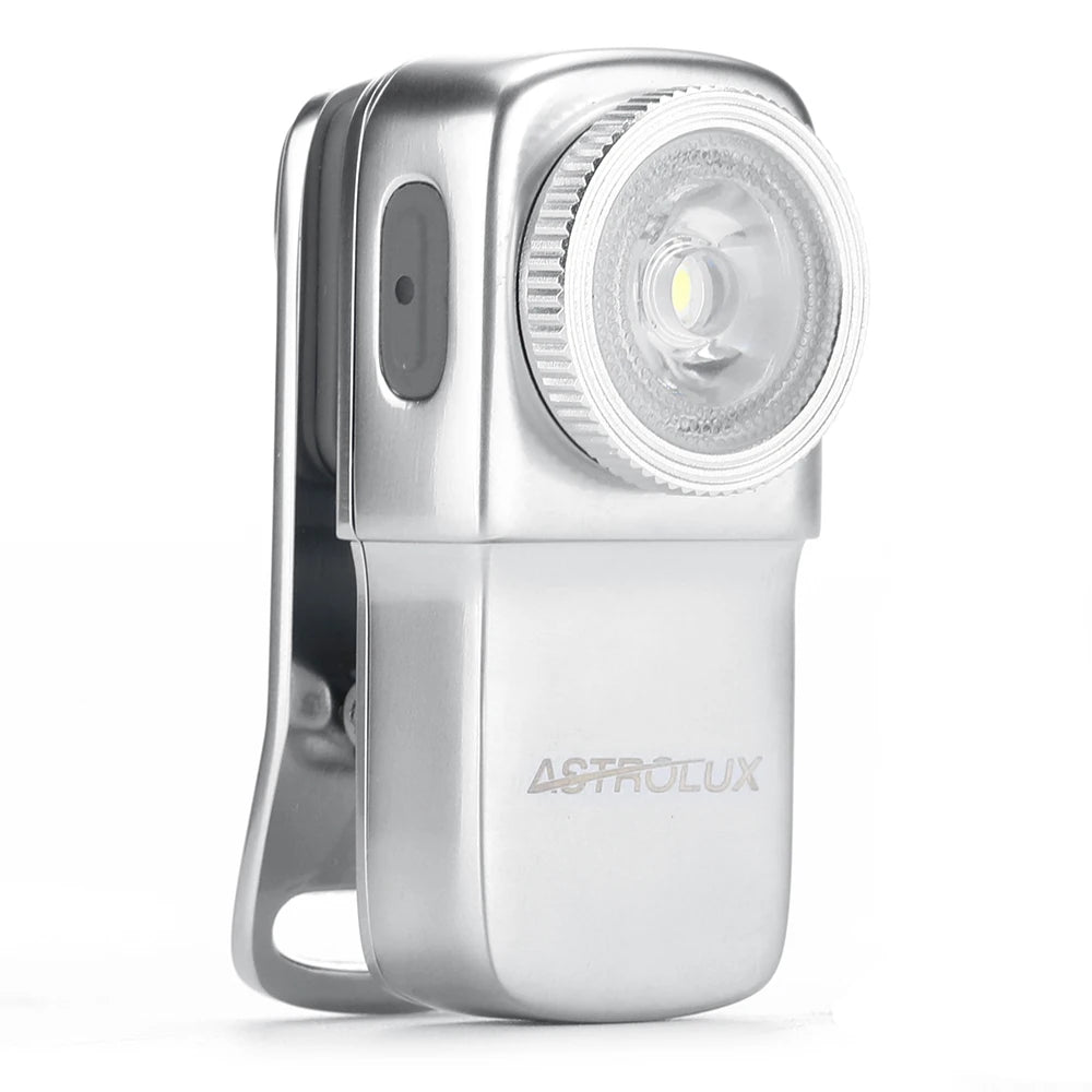 Astrolux EDC Flashlight Rechargeable Zinc Alloy Waterproof LED EDC Flashlight Richie's White