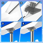 Starlink Gen 3 Pole Mount Adapter Kit | 1–2" Aluminum Satellite Dish Mount Richie's