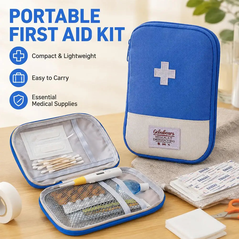 Portable Travel Medicine Bag Mini First Aid Kit Pill Organizer First Aid Kit Bag Richie's