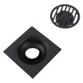 Antique Black Stainless Steel Shower Floor Drain – Odor Proof Shower Floor Drain Richie's WHITE