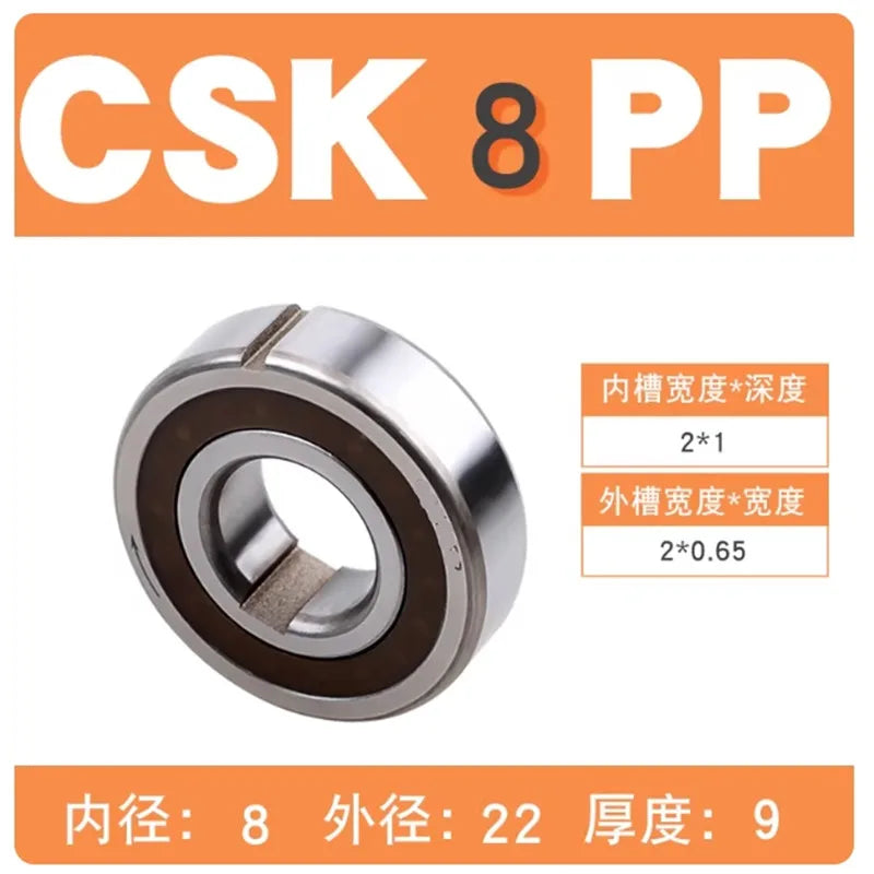 One Way Bearing Dual Keyway CSK8PP–CSK40PP | Bearing Steel One Way Bearing Richie's