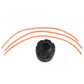 Universal Nylon Grass Trimmer Head with Replacement Lines Trimmer Head Richie's black