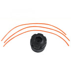 Universal Nylon Grass Trimmer Head with Replacement Lines Trimmer Head Richie's black