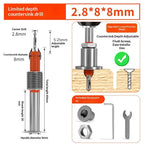 Adjustable Countersink Drill Bit – Carbide Woodworking Reamer Countersink Drill Bit Richie's 2point8X8MM