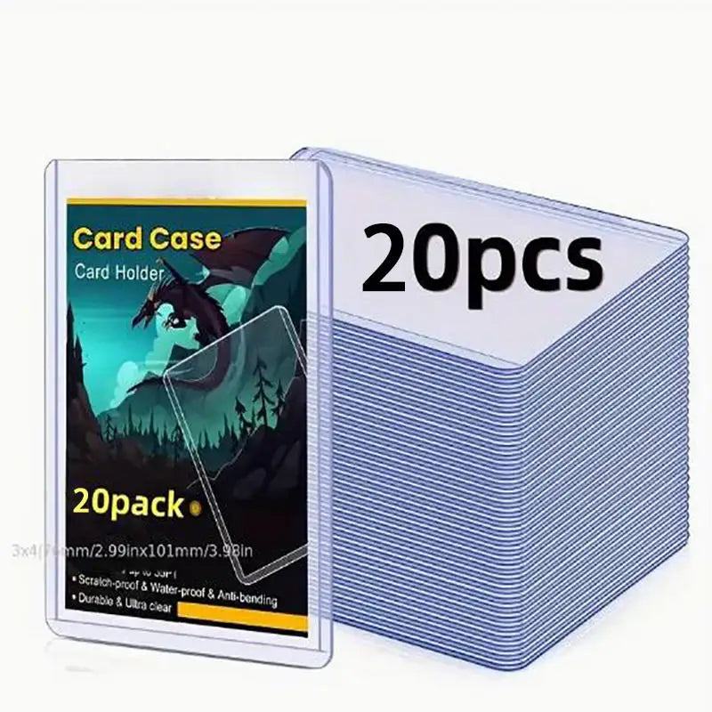 PVC Trading Card Top Loaders Hard Plastic Sleeves 20–100 Pack Card Top Loaders Richie's