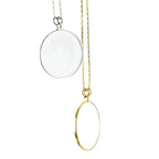 5X Magnifying Glass Necklace Pendant – Portable Monocle Pendant Magnifier Necklace Richie's