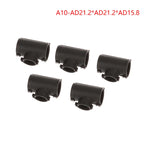 5Pcs T/Y-Shape Three-Way Corrugated Hose Wiring Connector Wiring Harness Connector Richie's A10
