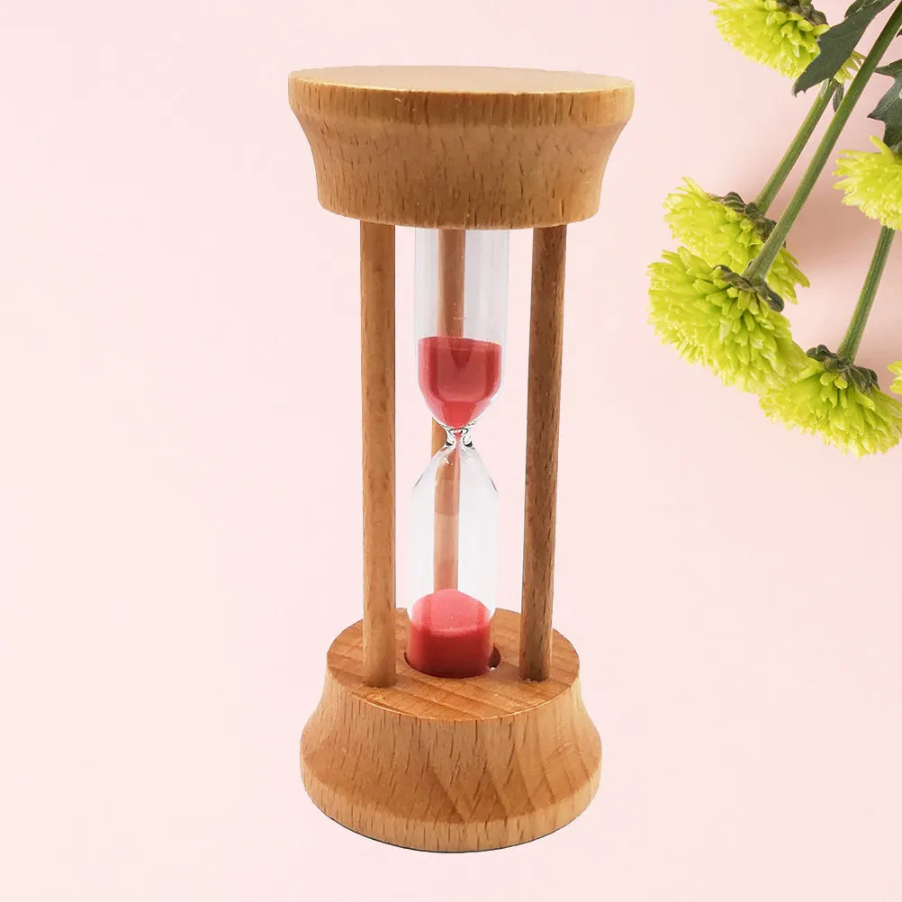 3-Minute Wooden Hourglass Sand Timer – Home & Office Decor Decorative Sand Timer Richie's