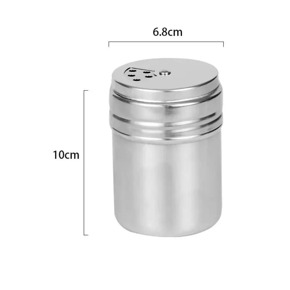 Stainless Steel Spice Shaker Jar | Rotating Lid – Salt & Pepper Spice Shaker Jar Richie's L-Multi-purpose