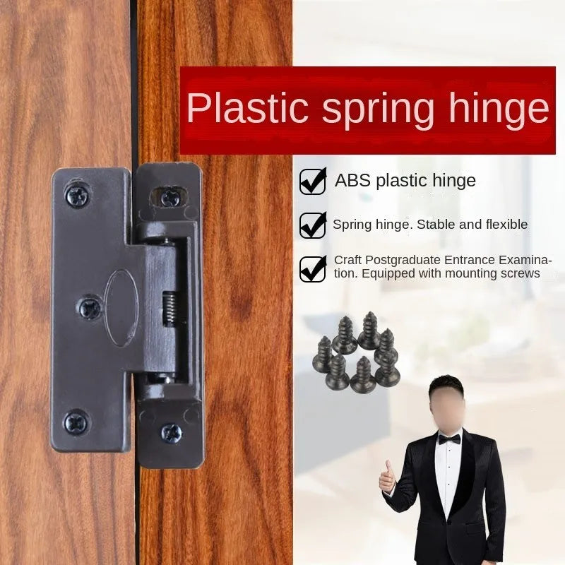 Plastic Spring Hidden Cabinet Hinge 4pcs – Wardrobe & Cupboard Cabinet Spring Hinge Richie's