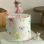 Girl Rabbit Cake Topper – Food Grade Kids Birthday Decor Cake Topper Richie's