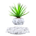 Magnetic Levitation Floating Bonsai Pot Geometric Desk Ornament Levitating Desk Ornament Richie's Marble Color