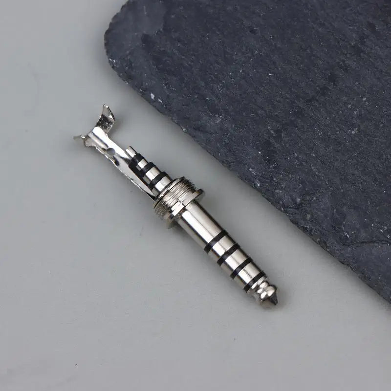 4.4mm 5-Pole Balanced Audio Plug | HIFI Copper Rhodium Plated Balanced Audio Plug Richie's Silver