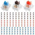 150/50Pcs 3-Pin RGB Mechanical Keyboard Switches + Puller Tools Keyboard Switch Set Richie's 150pcs 3colors