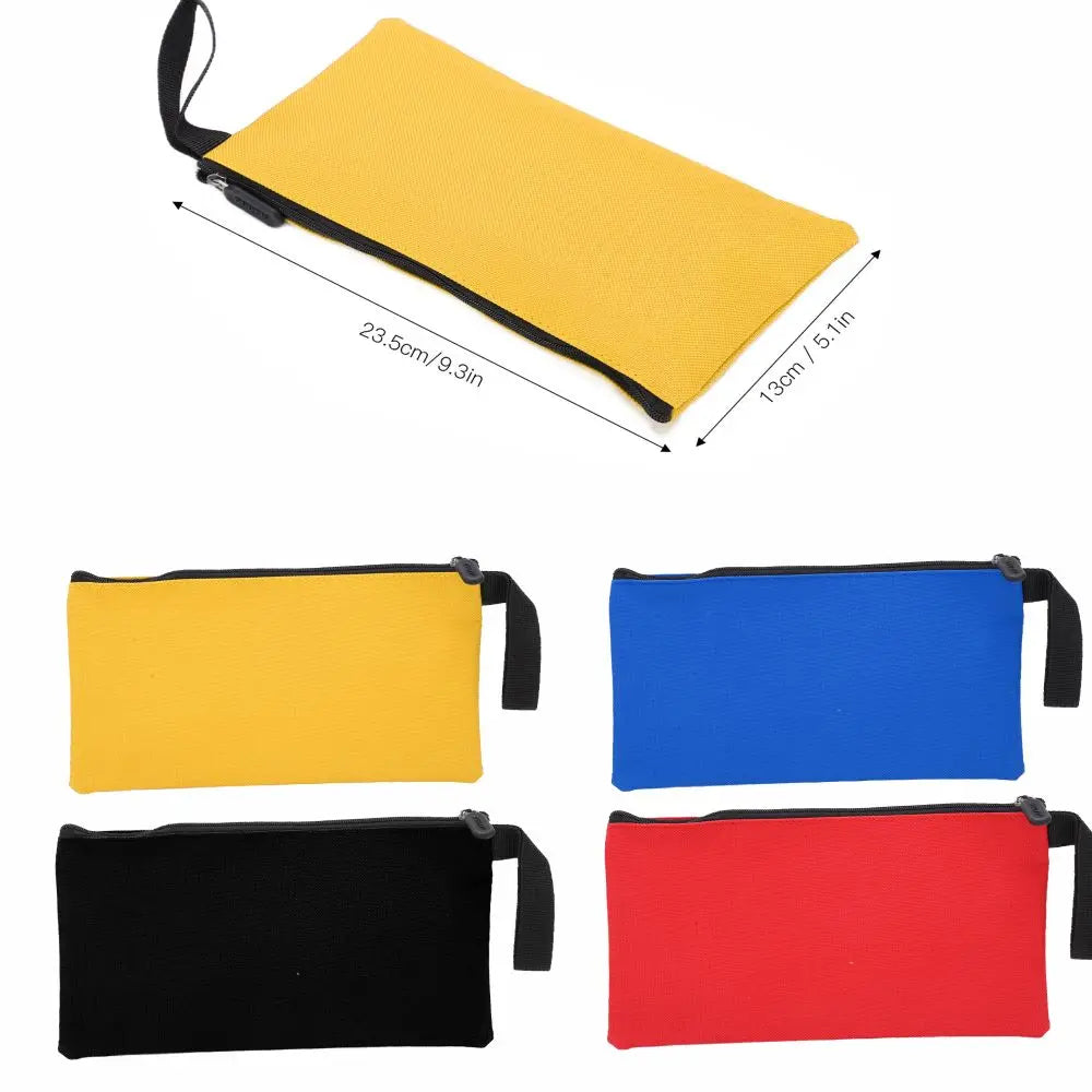 4-Pack Heavy Duty Canvas Tool Pouches with Zipper | Storage Bags Tool Storage Pouch Richie's