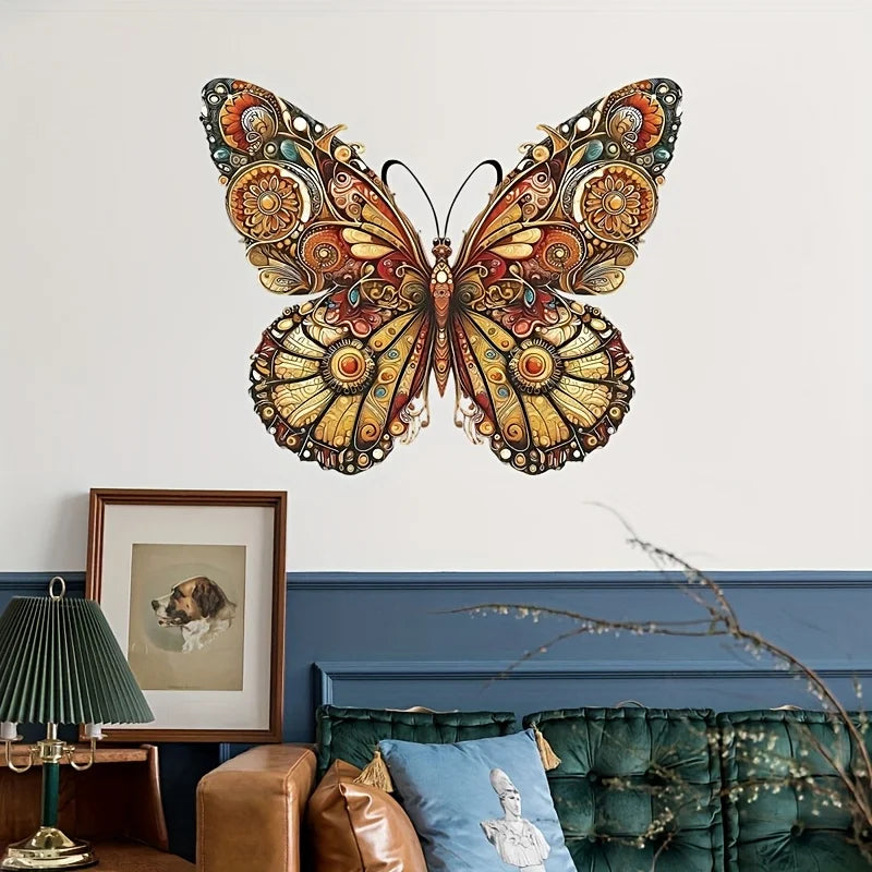 Vintage Metal Butterfly Wall Art – Colorful Indoor & Outdoor Décor Metal Wall Art Richie's
