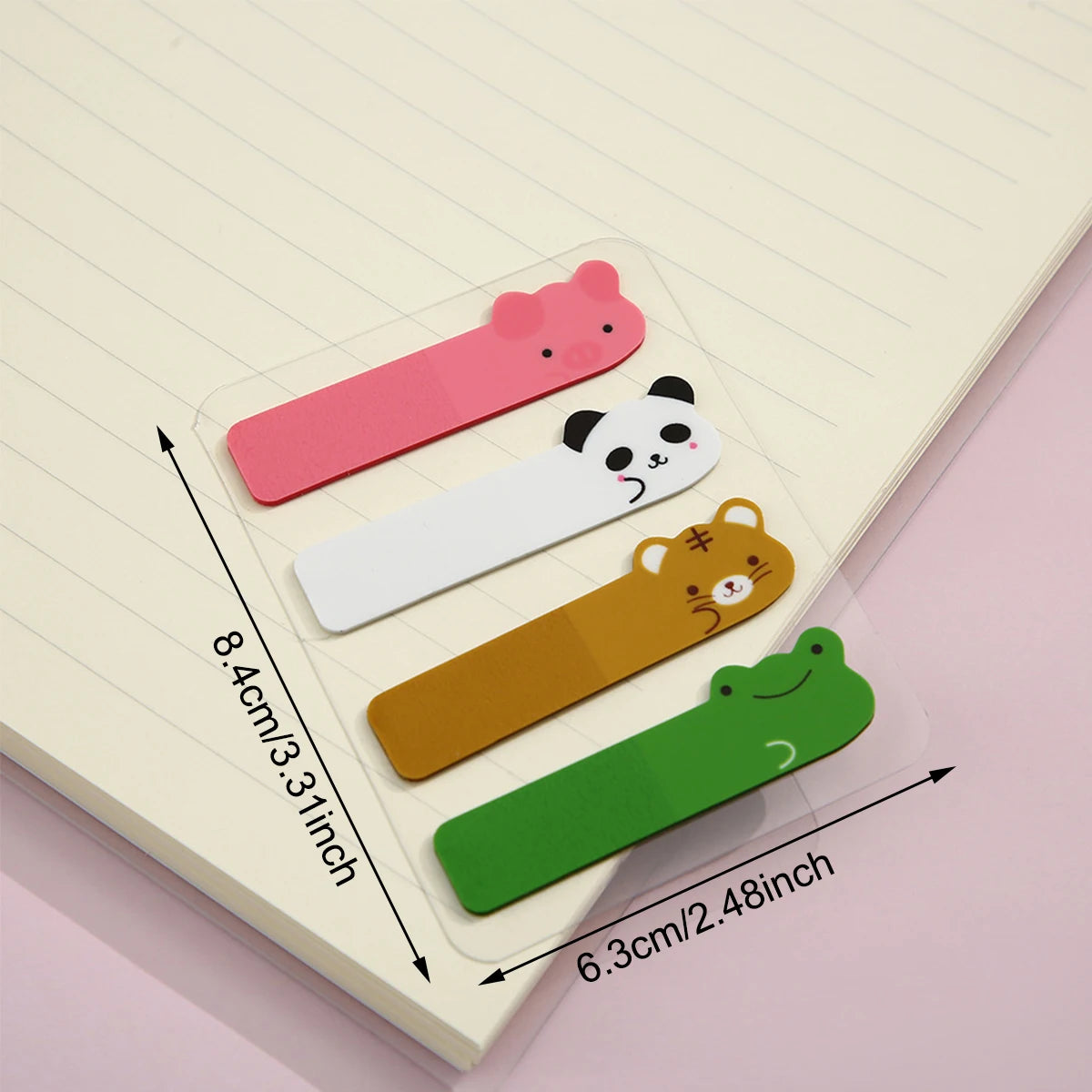 Cute Animal Index Tabs – Transparent Sticky Notes for Planners Sticky Index Tabs Richie's
