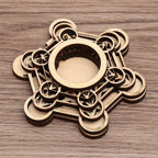 Lotus Wooden Crystal Ball Base | Meditation Decor Stand Crystal Display Stand Richie's