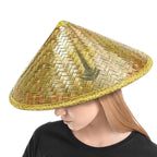 Handmade Chinese Straw Hat – Foldable, Adjustable, Breathable Straw Sun Hat Richie's Default Title