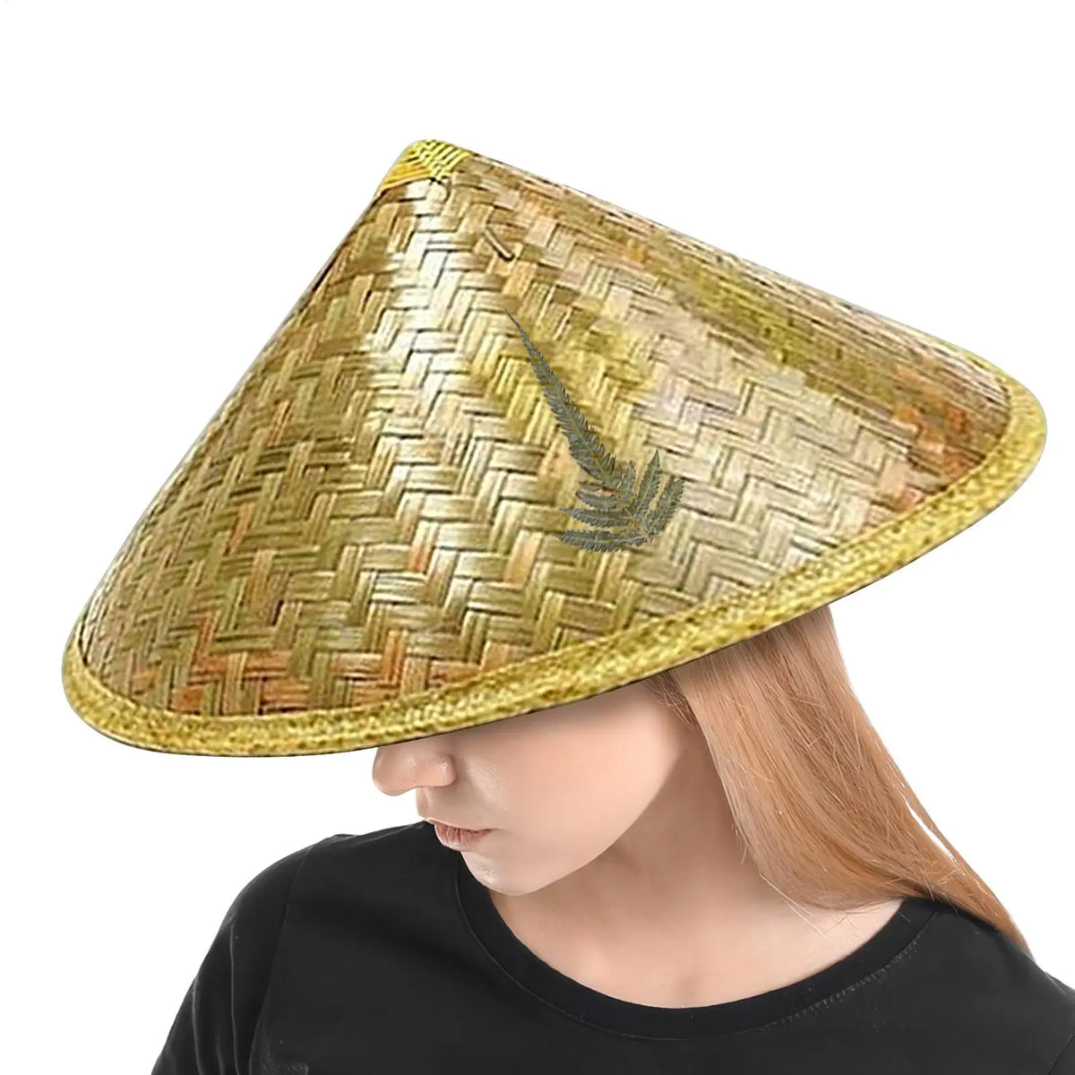 Handmade Chinese Straw Hat – Foldable, Adjustable, Breathable Straw Sun Hat Richie's Default Title