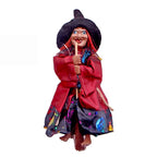 Halloween Witch Hanging Figurine Ornament | Spooky Decor Halloween Ornament Richie's Black