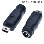 USB-C / Micro USB to DC 5.5x2.1mm Power Adapter 5V USB Power Adapter Richie's B-1pc