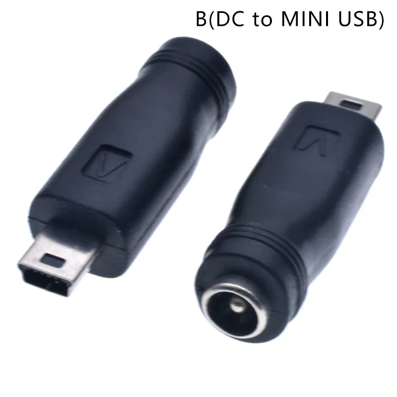 USB-C / Micro USB to DC 5.5x2.1mm Power Adapter 5V USB Power Adapter Richie's B-1pc