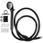 RV 4-Inch Basin Shower Double Faucet Hose Set – Universal Fit RV Shower Faucet Set Richie's black