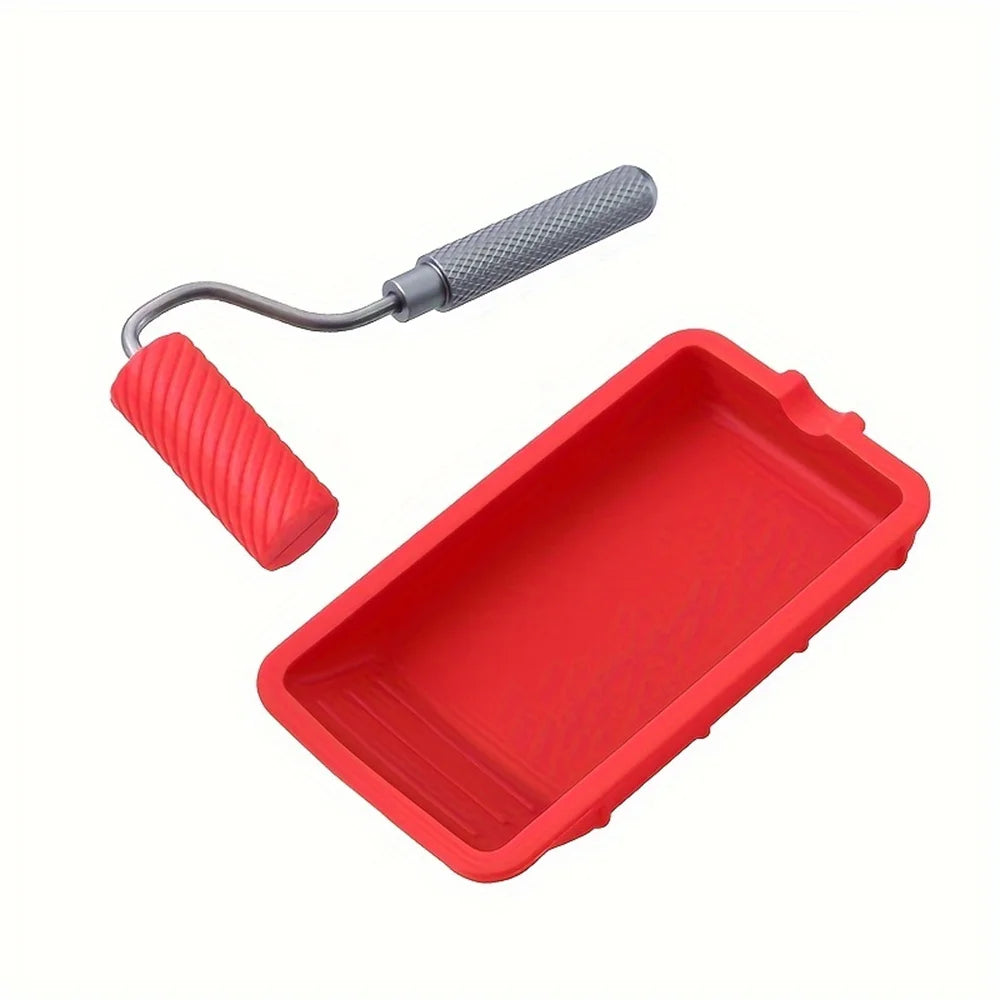 Silicone Glue Roller with Tray 1-7/8" | Woodworking & Crafts Glue Roller Tool Richie's 2pcs