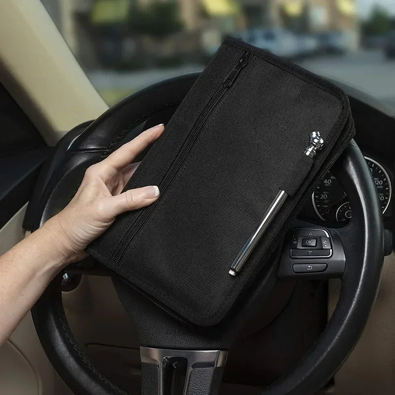 Nylon Car Glove Box Organizer – Document & Card Holder Car Document Organizer Richie's