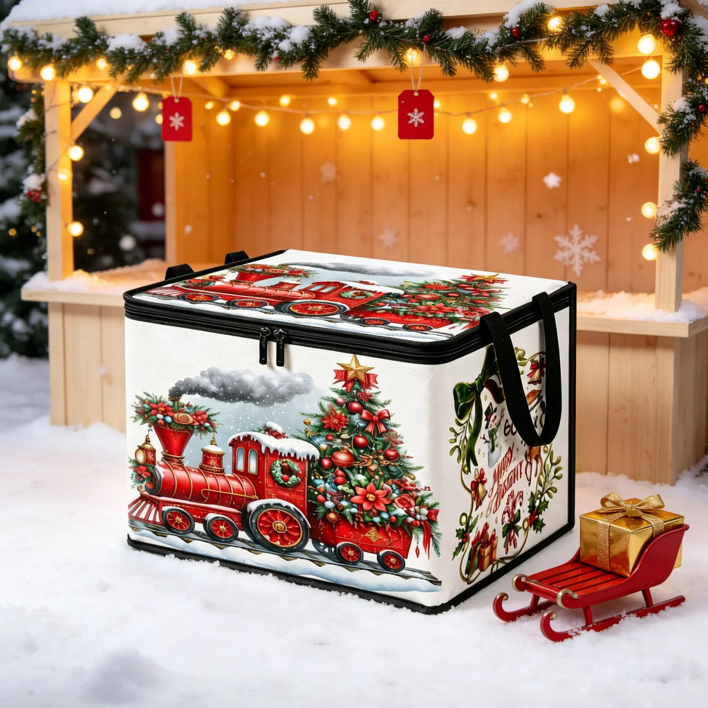 Large Foldable Christmas Storage Box – Under-Bed Organizer Foldable Storage Box Richie's