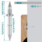 Double-Head Seamless Skirting Nails – Rust-Proof Metal Fixator Skirting Finishing Nails Richie's
