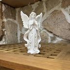Praying Guardian Angel Statue 3D Printed Religious Figurine Decorative Figurine Richie's