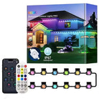 RGBIC LED Outdoor Eaves Lights IP67 Waterproof Smart App Control LED String Lights Richie's Black 60M 100V-240V US Plug