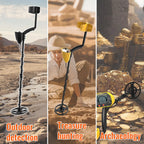 TC-220 Underground Metal Detector 5 Modes LCD Gold Finder Underground Metal Detector Richie's
