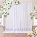 White Sheer Chiffon Backdrop – Wrinkle-Free Rod Pocket Drape Chiffon Backdrop Drape Richie's 200-300cm