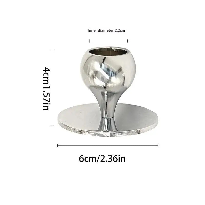 Vintage Metal Candlestick Holder – Wedding Table Centerpiece Candle Holder Richie's A10
