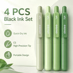 Matcha Green Mini Pocket Gel Pens 0.5mm Fine Point – Set of 4 Gel Pen Set Richie's