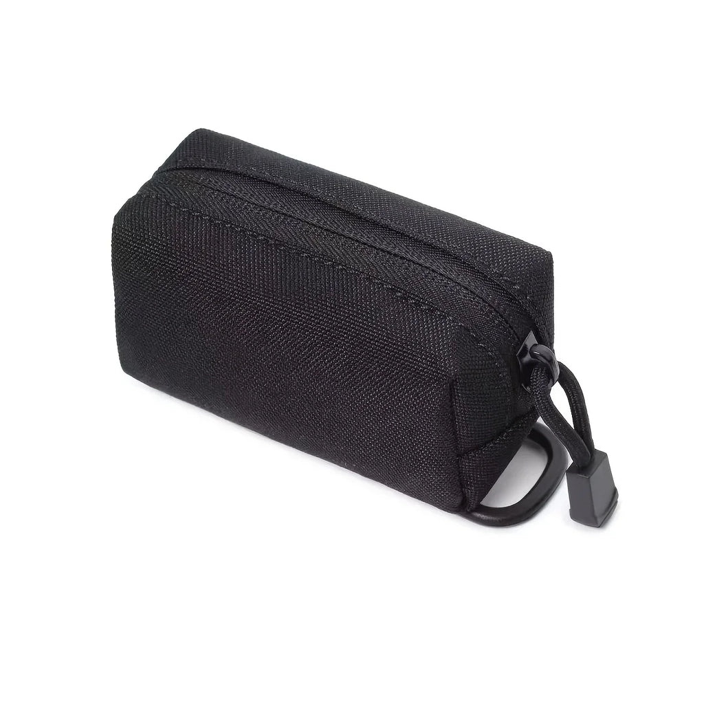 Mini EDC Pouch – Oxford Cloth Card, Coin & Key Storage Bag EDC Storage Pouch Richie's Black 1 Pc