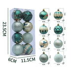 8-Pack 6cm Electroplated Plastic Christmas Ball Ornaments Christmas Tree Ornaments Richie's