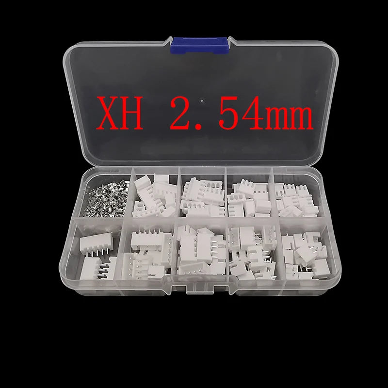 230Pcs JST PH 2.0 XH 2.54 Connector Kit – 2/3/4/5 Pin Wire Connector Kit Richie's XH 2.54mm