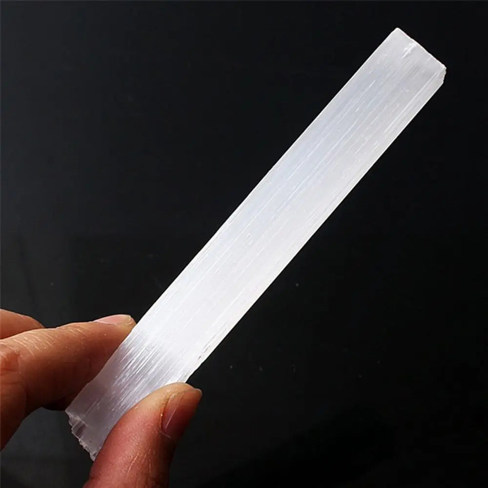 Natural Selenite Wand Raw Gypsum Crystal Stick | Jewelry & Décor Crystal Wand Richie's