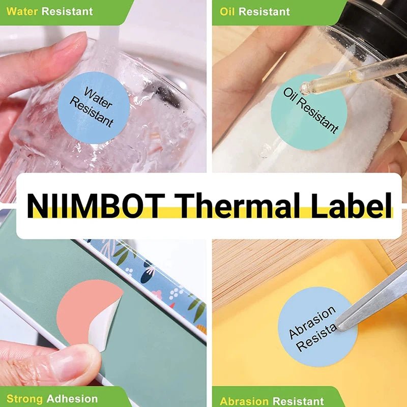 Niimbot B1/B21 Thermal Label Maker – Waterproof Sticker Printer Thermal Label Printer Richie's