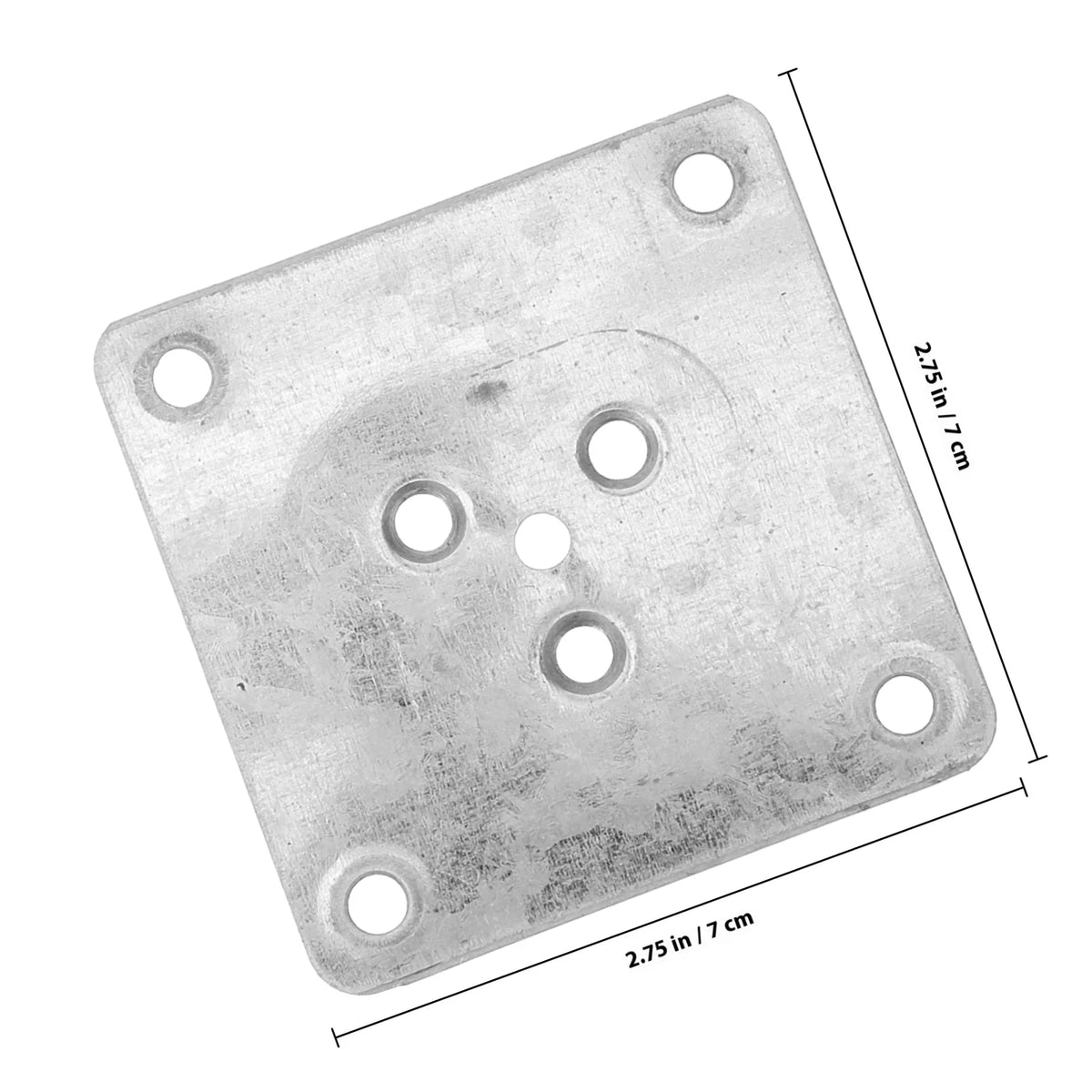 5-Pack Table Leg Connector Plates & Furniture Mounting Brackets Furniture Leg Brackets Richie's 7X7X0.15CM