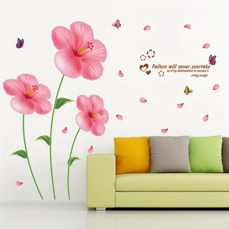 Removable Floral Wall Sticker – Living Room & Bedroom Decor Wall Sticker Decal Richie's