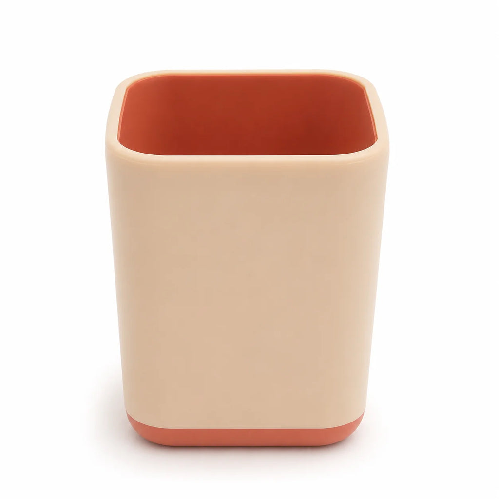 Square Pen Holder with Anti-Tip Base & Rounded Storage Box Pen Holder Organizer Richie's